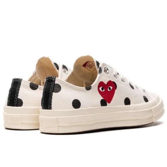 Converse x Comme Des Garcons Play Chuck 70 OX Low Top Sneakers Unisex W 7 M 5 - Picture 3 of 12